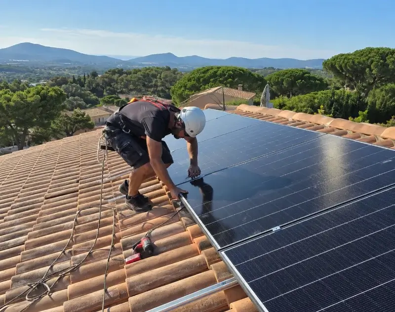 Installateur panneaux solaires Saint-Michel-de-Llotes — pose photovoltaïque sur toiture