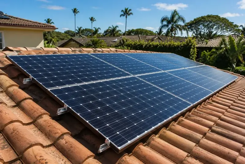 Installation de panneaux solaires à Saint-Michel-de-Llotes